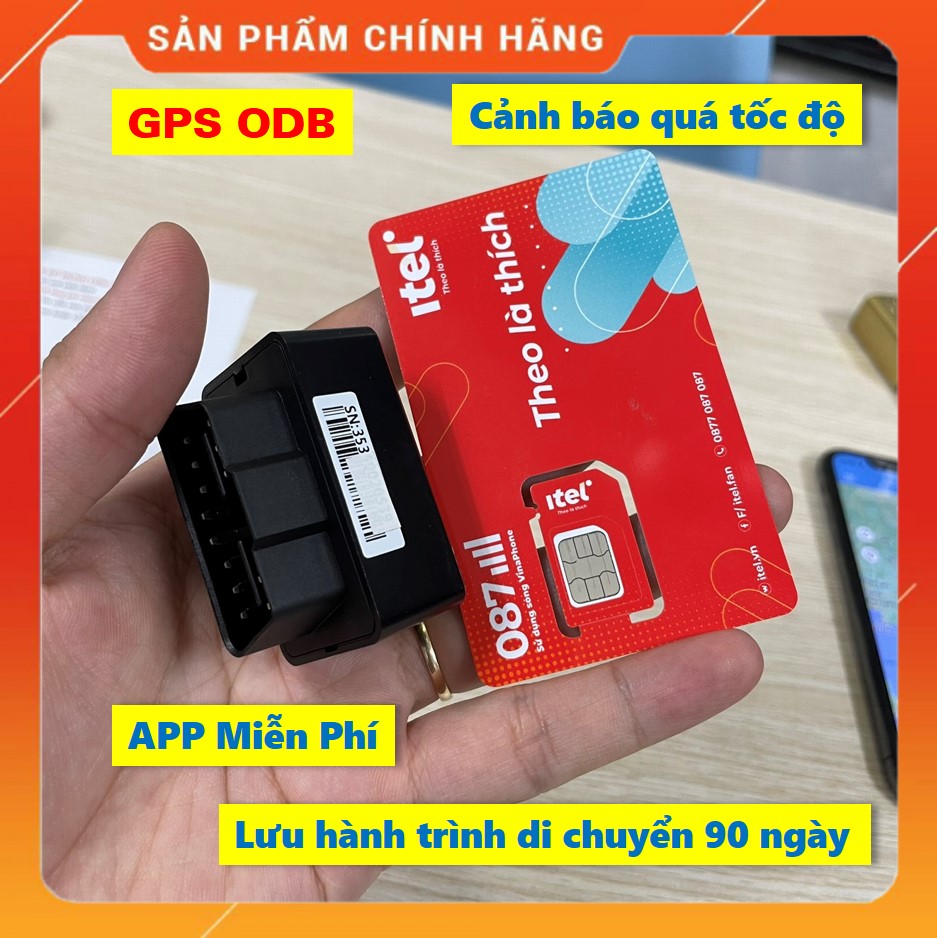 Định vị GPS Cổng ODB Lắp Trên Oto