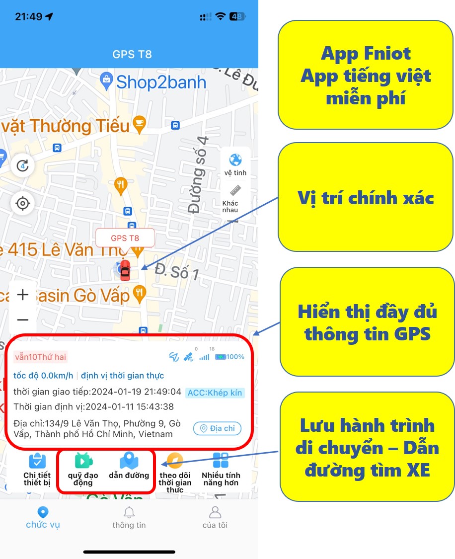 phần mềm gps t8